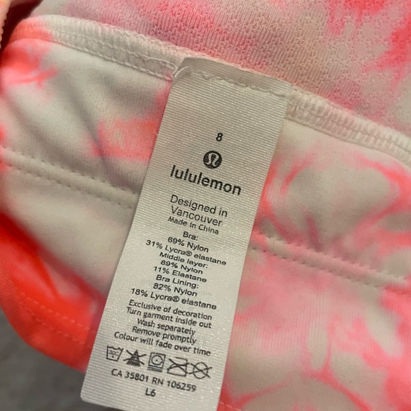 Lulu Lemon Padded Racerback Sports Bra - Picture 4 of 4